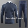 Frankreich 2 Stars Sweatshirts Anzüge Blau 2018